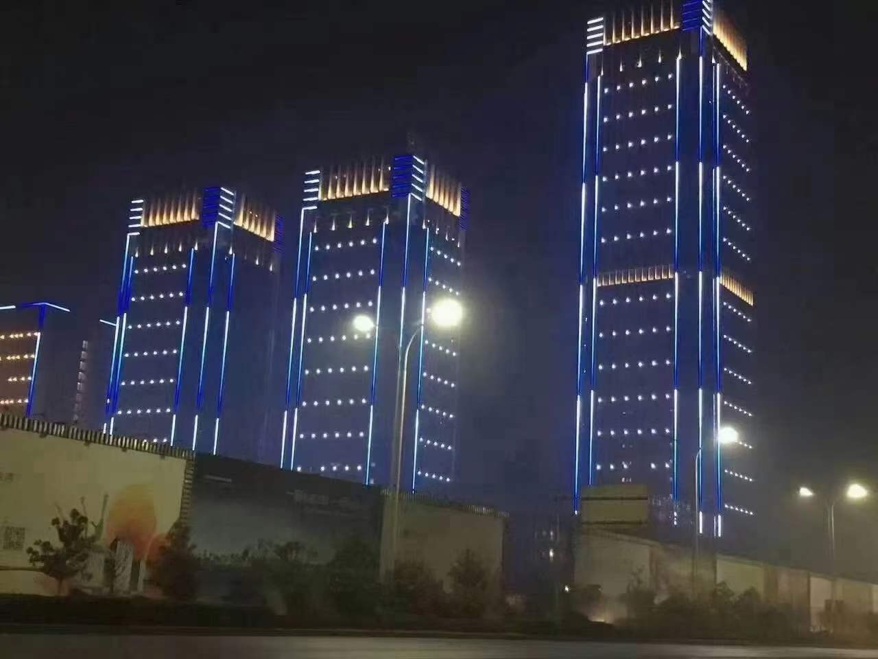 led点光源楼体亮化工程有什么作用它如何实现联动动画？